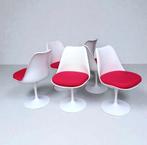 Eero Saarinen Knoll International Tulip chair stoel 1970-80s, Tissus, Enlèvement ou Envoi, Mcm, Blanc