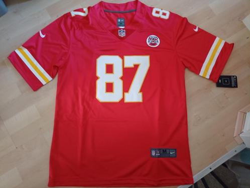 Kansas City Chiefs Jersey Kelce maat: L, Kleding | Heren, Sportkleding, Nieuw, Overige typen, Maat 52/54 (L), Rood, Verzenden