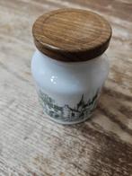 Vintage mosterdpot van melkglas, Ophalen, Overige typen