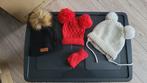 3 babymutjes winter, Kinderen en Baby's, Babykleding | Mutsen, Sjaals en Wanten, Ophalen, Zo goed als nieuw, Meisje, Muts