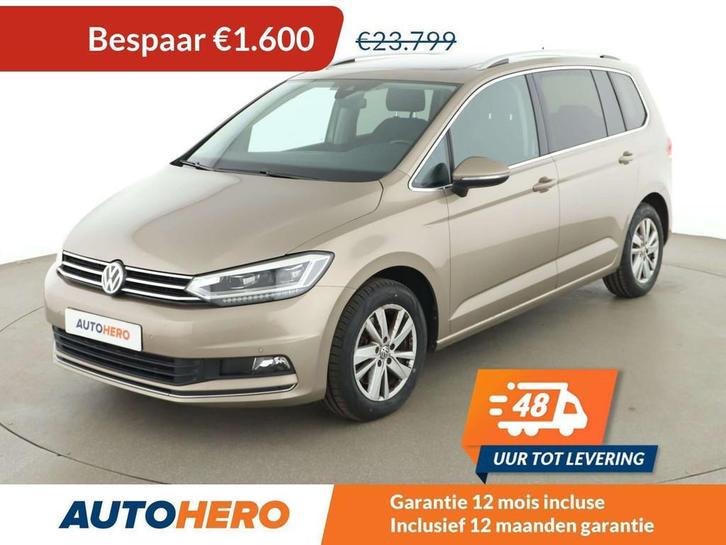 Volkswagen Touran 1.5 TSI ACT Highline BlueMotion (bj 2019), Auto's, Volkswagen, Te koop, Touran, ABS, Achteruitrijcamera, Adaptive Cruise Control
