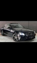 Mercedes benz E classe AMG pakket zeer proper wagen, Auto's, Mercedes-Benz, Automaat, Euro 6, Parkeersensor, Zwart
