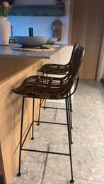 4 barkrukken, Huis en Inrichting, Barkrukken, 4 krukken, Ophalen, Zo goed als nieuw, Hout