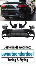 63AMG Look Chrome Uitlaat Sport Diffuser Voor MB GLE C292 Co, Verzenden