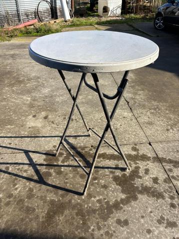 Inklapbare receptietafel / statafel – stevig model beschikbaar voor biedingen