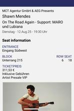 VIP ticket Shawn Mendes Keulen 12/08/2025, Eén persoon