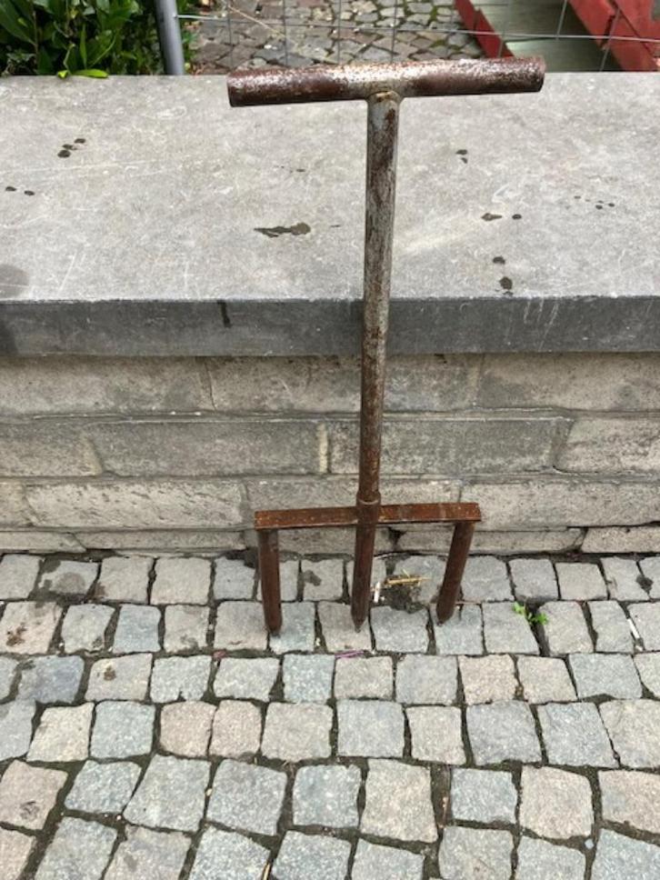 OUDE PREIPLANTER. GOEDE STAAT., Tuin en Terras, Hand-tuingereedschap, Gebruikt, Vork, Ophalen of Verzenden