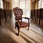 Vintage barok lounge fauteuil / stoel / eenzit, Antiek en Kunst, Ophalen of Verzenden