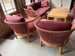 zeer mooie lounge als nieuw, Tuin en Terras, Ophalen, 5 zitplaatsen, Hardhout, Loungeset