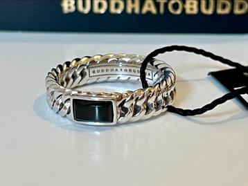 Buddha to Buddha ring/ 14krt witgoud/ maat 17,8mm/ NIEUW! disponible aux enchères