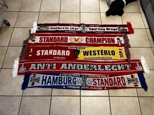 5 anciens foulards Standard pour collectionneurs, Collections, Articles de Sport & Football, Utilisé, Fanion ou Écharpe, Enlèvement ou Envoi