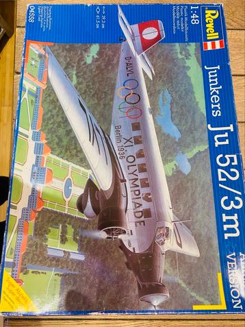 Junkers j’y 52/3m  au 1/48 REVELL beschikbaar voor biedingen