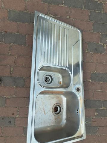 Franke inox spoelbak 1,5, Enlèvement, Comme neuf