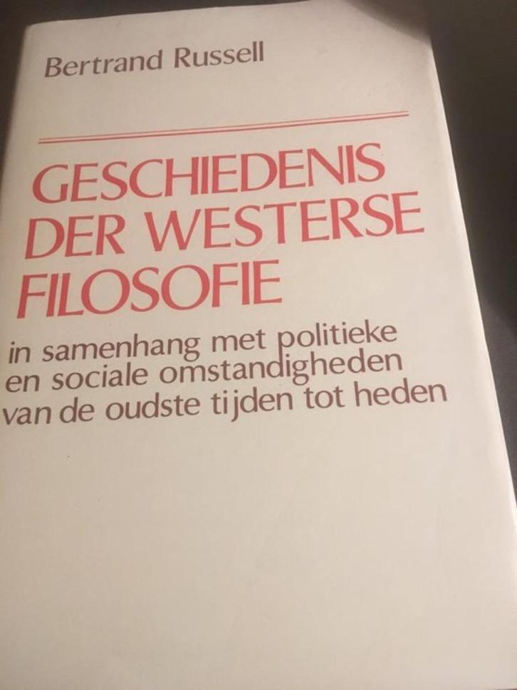 Boek GESCHIEDENIS DER WESTERSE FILOSOFIE Bertrand Russell, Boeken, Filosofie, Gelezen, Algemeen, Ophalen of Verzenden
