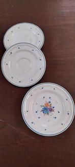Lot de 3 assiettes vintage Provincial Bouquet, Ophalen