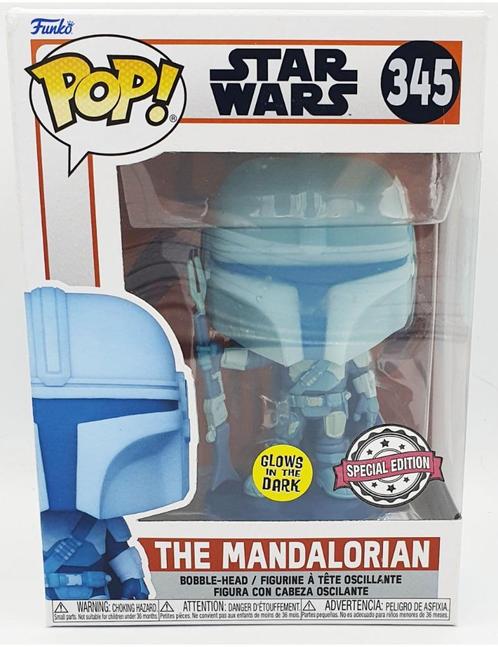 Funko POP Star Wars Mandalorian - The Mandalorian (345)  ..., Collections, Jouets miniatures, Comme neuf, Envoi