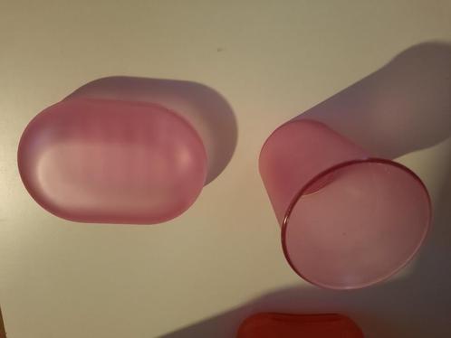 badkamer pvc setje bekertje en zeepbakje splinternieuw, Huis en Inrichting, Woonaccessoires | Overige, Nieuw, Ophalen of Verzenden