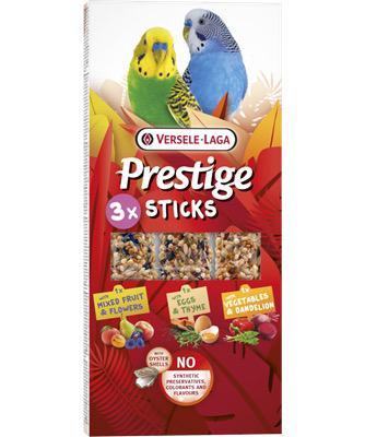 STICKS VOOR KLEINE PARKIETEN, VERPAKKING MET DRIE - 3 SMAKEN beschikbaar voor biedingen