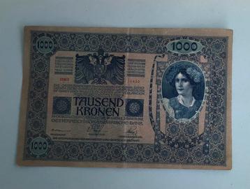 1000 kronen Oostenrijk 1902. beschikbaar voor biedingen