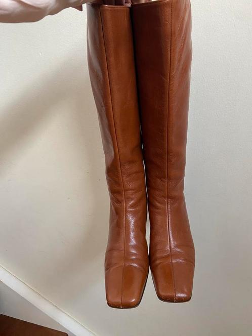 Lederen laarzen Voltan 34, Kleding | Dames, Schoenen, Gedragen, Bruin, Ophalen