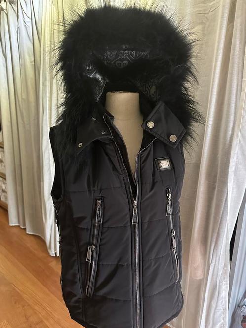 Philipp Plein - Bodywarmer zwart, Vêtements | Femmes, Blousons sans Manches, Comme neuf, Taille 42/44 (L), Noir, Enlèvement