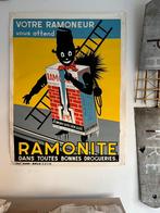 Affiche Ramonite - 1930’s - lithografie, Rechthoekig Staand, Deurposter of groter, Ophalen of Verzenden, Zo goed als nieuw