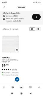 Ikea Hoppvals honingraatgordijn witte, Huis en Inrichting, Ophalen, Zo goed als nieuw, Wit