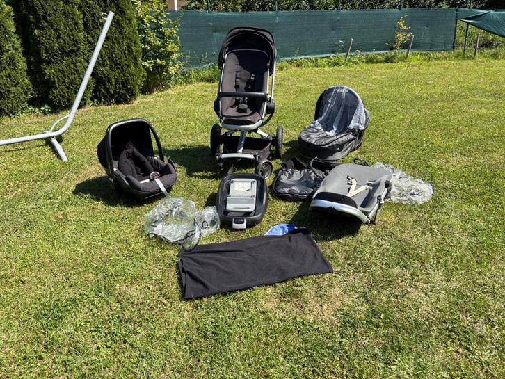 Poussette QUINNY Buzz Xtra complète + base Isofix FamilyFix, Kinderen en Baby's, Kinderwagens en Combinaties, Gebruikt, Kinderwagen
