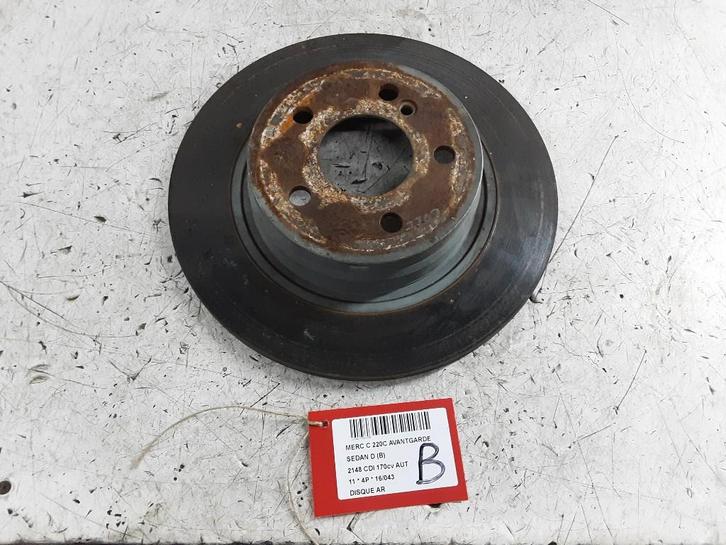 REMSCHIJF ACHTER Mercedes-Benz C (W204) (01-2007/03-2014), Auto-onderdelen, Remmen en Aandrijving, Mercedes-Benz, Gebruikt