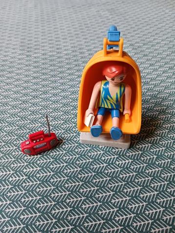 Playmobil, vrouw in schommelstoel. beschikbaar voor biedingen