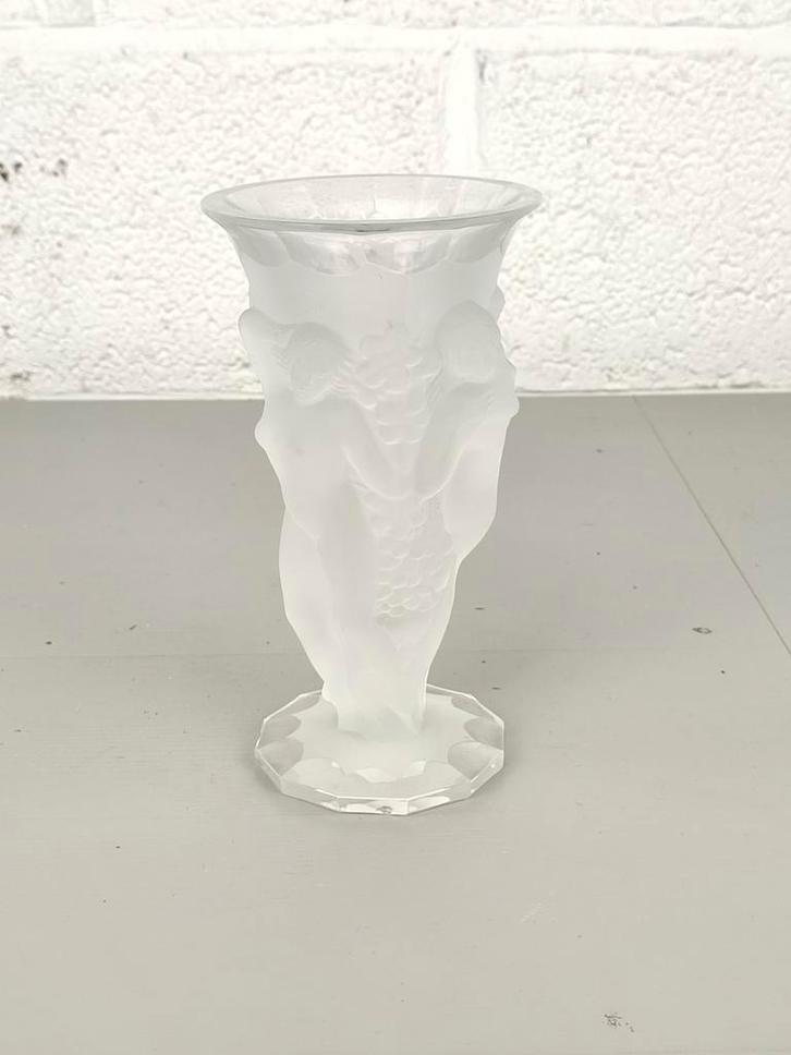 Art deco persglas vaas, Antiek en Kunst, Antiek | Glaswerk en Kristal, Ophalen of Verzenden