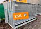 🚧 Barrière de chantier heras d’occasion🔥, Tuin en Terras, Tuinhekken en Hekwerk, Ophalen, Gebruikt, IJzer, Gaashekwerk