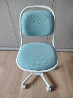 ÖRFJÄLL Kinderbureaustoel, wit/Vissle blauw/groen, Huis en Inrichting, Bureaustoelen, Ophalen, Zo goed als nieuw, Wit