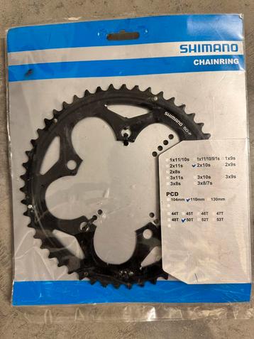 Shimano kettingblad 10s 50T PCD110 beschikbaar voor biedingen