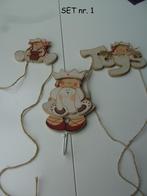 KINDERKAMER 3 DLG SET, KAPSTOK, TOYS, HANGER SET NR-1, Ophalen of Verzenden, Nieuw, Wanddecoratie