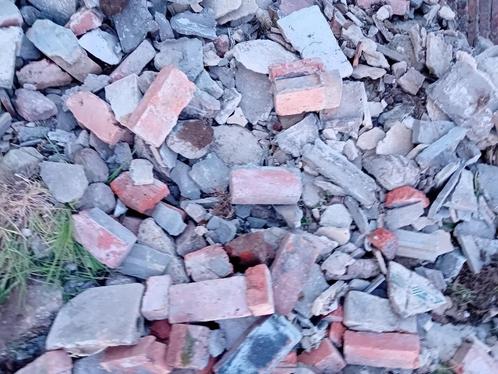 GRATIS STEENPUIN "Briquaillon", Tuin en Terras, Grind, Keien en Split, Gebruikt, Overige typen, Multi, Overige materialen, Ophalen