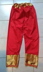 carnaval verkleed broek rood met goud dames, Kleding | Dames, Ophalen of Verzenden
