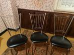 3 chaise vintage, Maison & Meubles, Chaises, Comme neuf