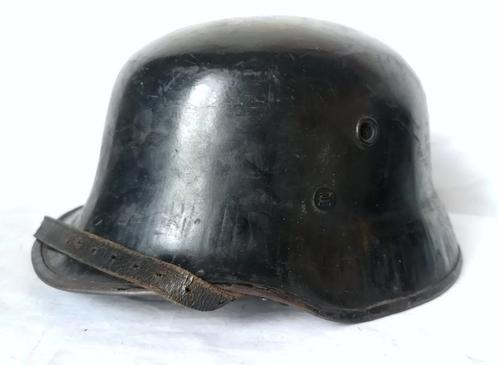 Duitse m35/40 paradehelm vulcanfiber 2e WO origineel, Verzamelen, Militaria | Tweede Wereldoorlog, Ophalen of Verzenden