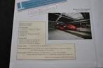 Gros Album photos originales THALYS TGV 39 RARE UNIQUE Train, Overige typen, Gebruikt, Ophalen of Verzenden, Trein