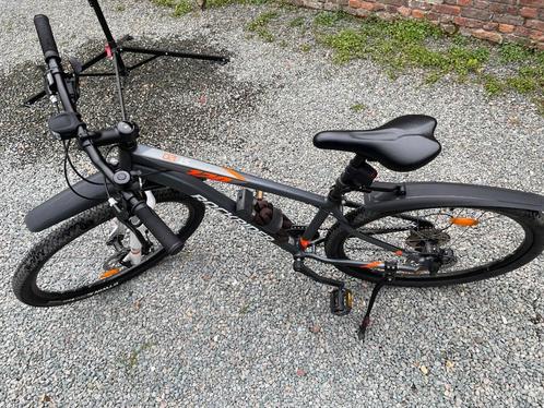 Touring MTB ST 120 grijs oranje 27.5" + AXA slot, Fietsen en Brommers, Fietsen | Mountainbikes en ATB, Zo goed als nieuw, Heren