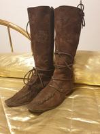 Bottines en daim marron (40), Comme neuf, Brun, Enlèvement ou Envoi