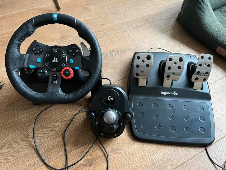 Logitech g29 met shifter, Computers en Software, Joysticks, Zo goed als nieuw, Ophalen