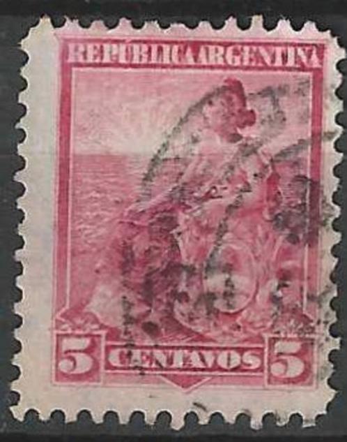 Argentinie 1899/1903 - Yvert 118 - Symbool (ST), Timbres & Monnaies, Timbres | Amérique, Affranchi, Envoi