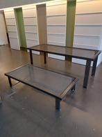 Metalen tafel, Huis en Inrichting, Ophalen, Gebruikt, Design, 50 tot 100 cm