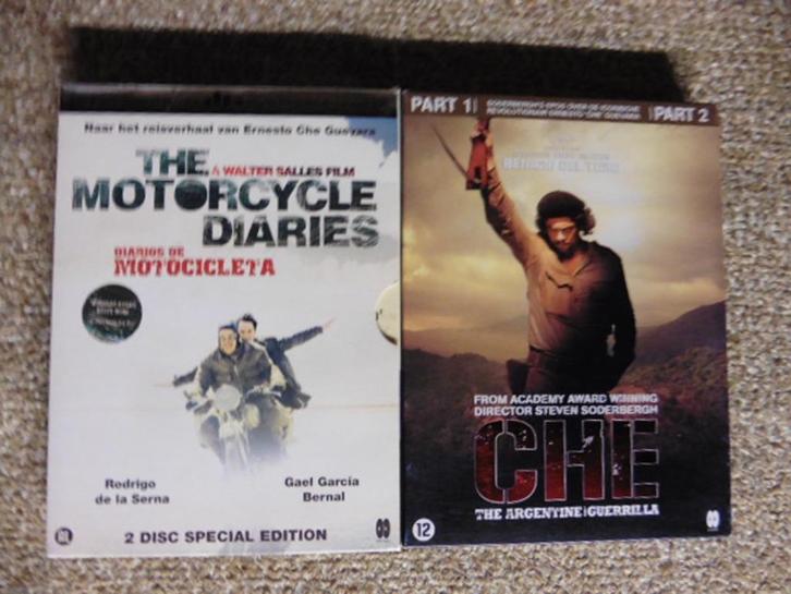 Motorcycle Diaries (2dvd) + Che (2dvd)  Che Guevara, Cd's en Dvd's, Dvd's | Filmhuis, Zo goed als nieuw, Overige gebieden, Vanaf 16 jaar