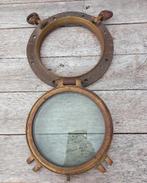 Zware antieke Engelse of Amerikaanse patrijspoort, Verzamelen, Scheepvaart, Ophalen of Verzenden, Motorboot of Zeilboot, Gebruiksvoorwerp