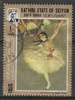 Kathiri-Seiyun 1967 - Yvert 109 - Edgar Degas (ST), Verzenden, Gestempeld