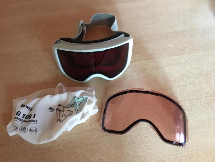 Masque de ski interchangeable, Sports & Fitness, Ski & Ski de fond, Comme neuf, Enlèvement ou Envoi
