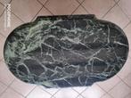 Groen marmeren salontafel, Ophalen, Overige materialen, 100 tot 150 cm, Rond